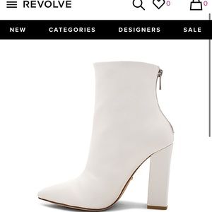 Revolve Raye Parker boot white